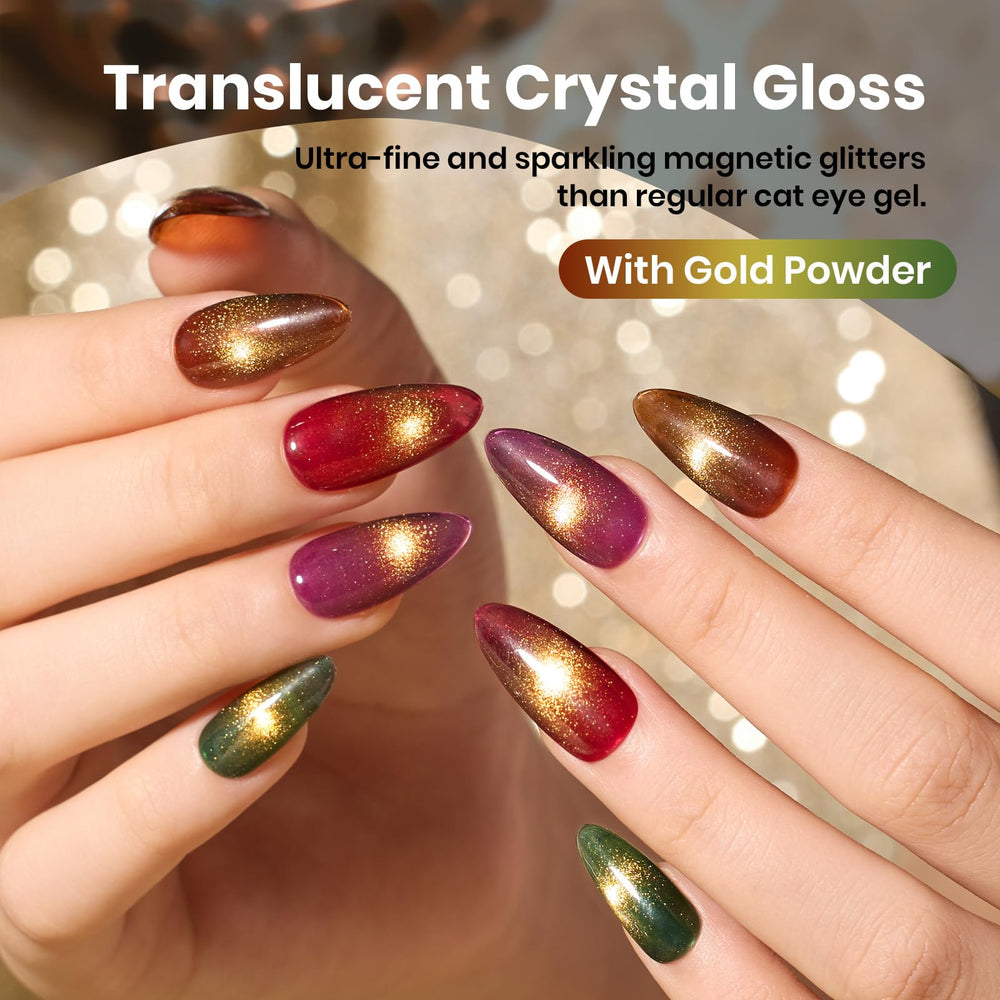 Beetles Gilded Lull purple jelly swatch for bold chic nail looks