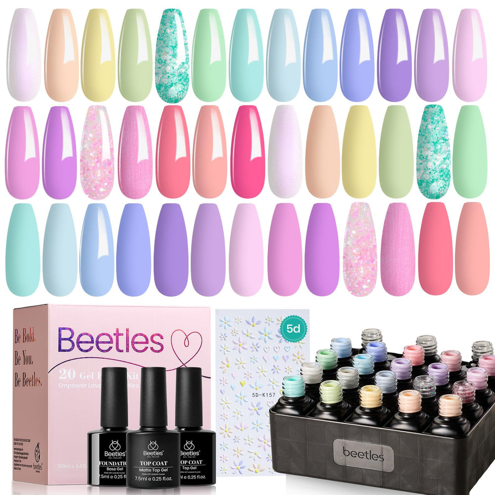 Beetles glossy matte finish nails showcase premium shine and flawless appeal.