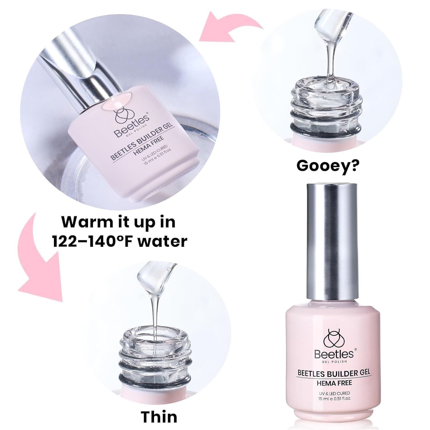 Beetles HEMA-free packaging and instructions for safe use