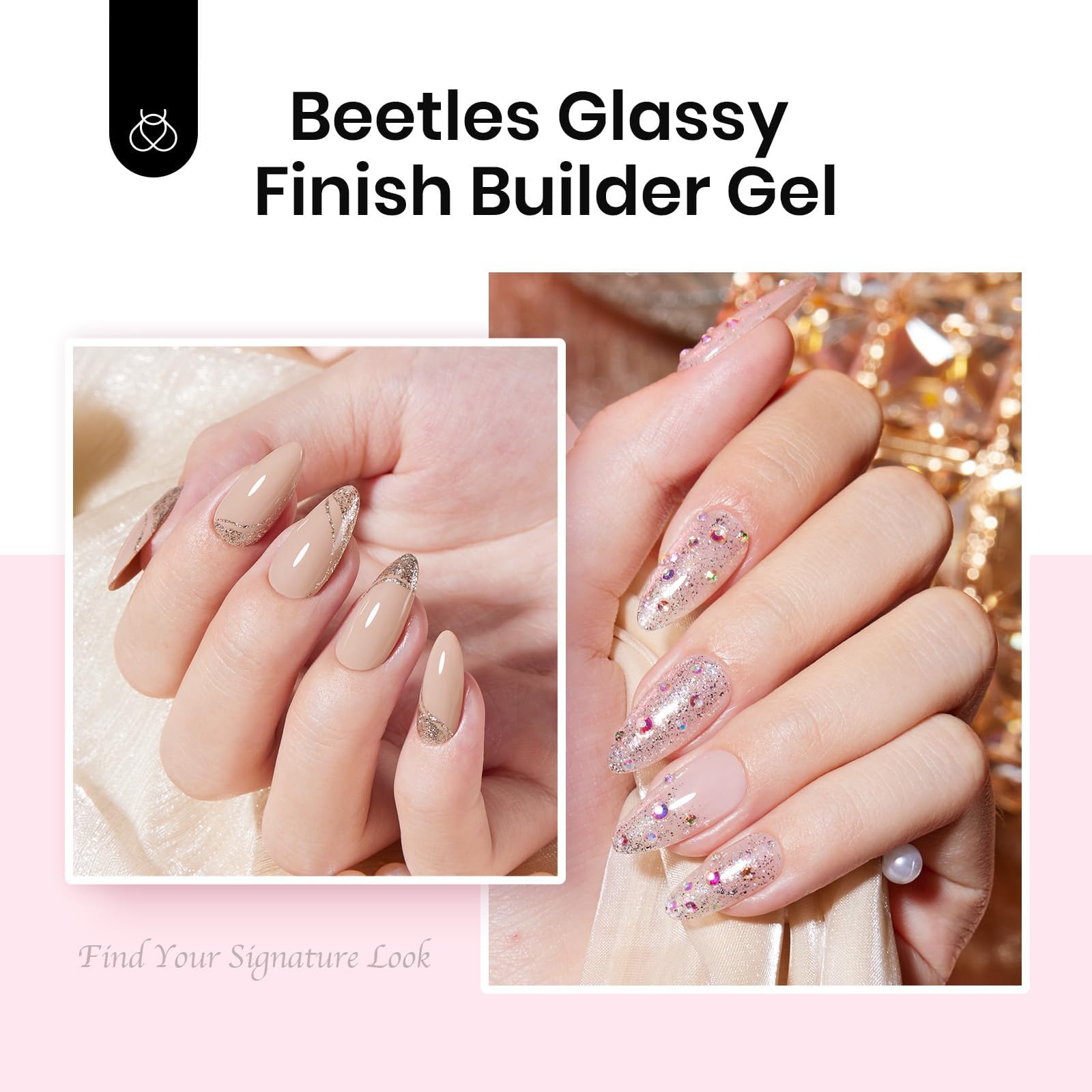 Beetles gel delivers a high-gloss finish that lasts up to 28 days