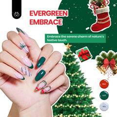 Beetles holiday glitter nails kit displays sparkling seasonal finishes