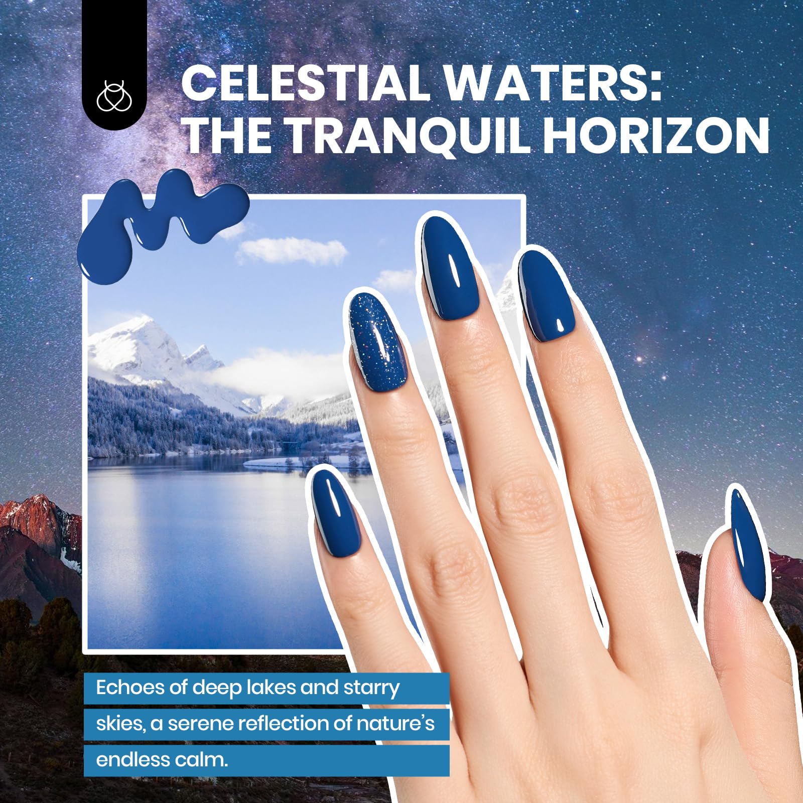 Beetles holographic top coat image emphasizes sparkle for festive nail art