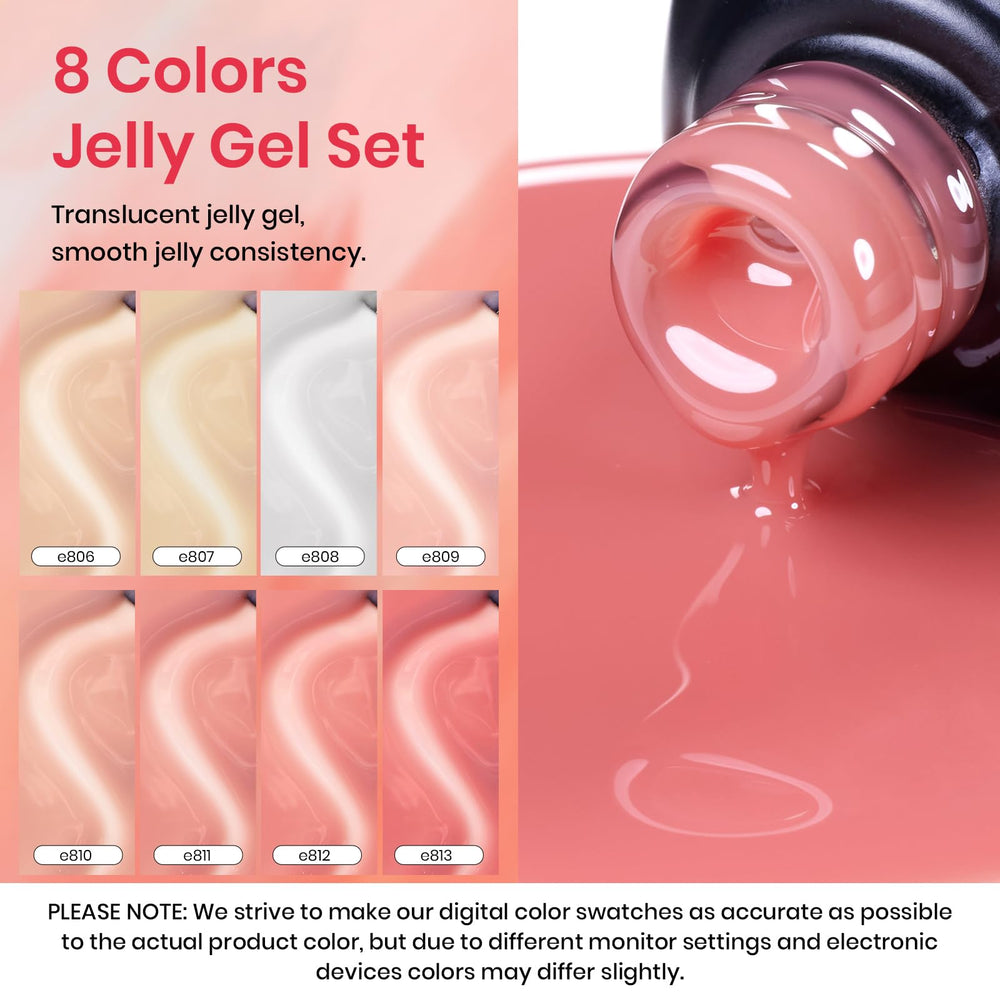 Envase compacto Beetles Jelly Gel, ideal para regalo de belleza.