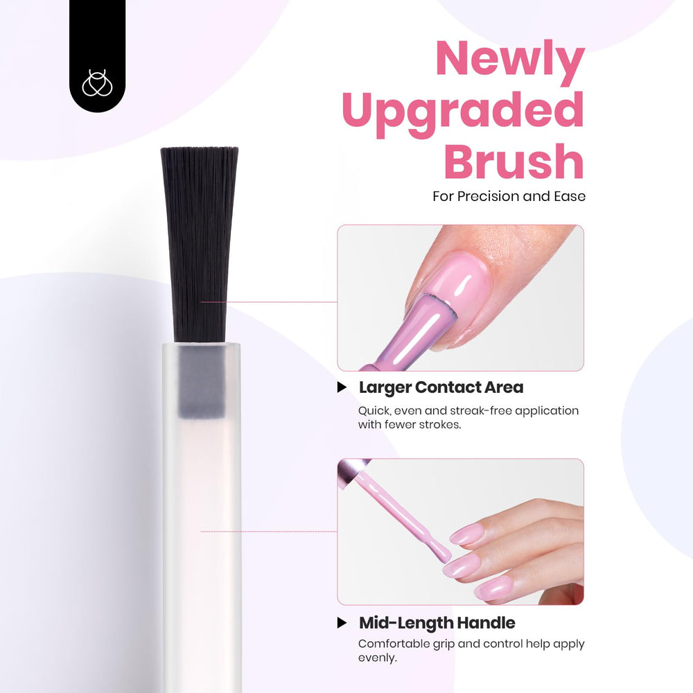 Beetles Jelly Gel Nail Polish set ideal for at-home salon DIY color experiments.