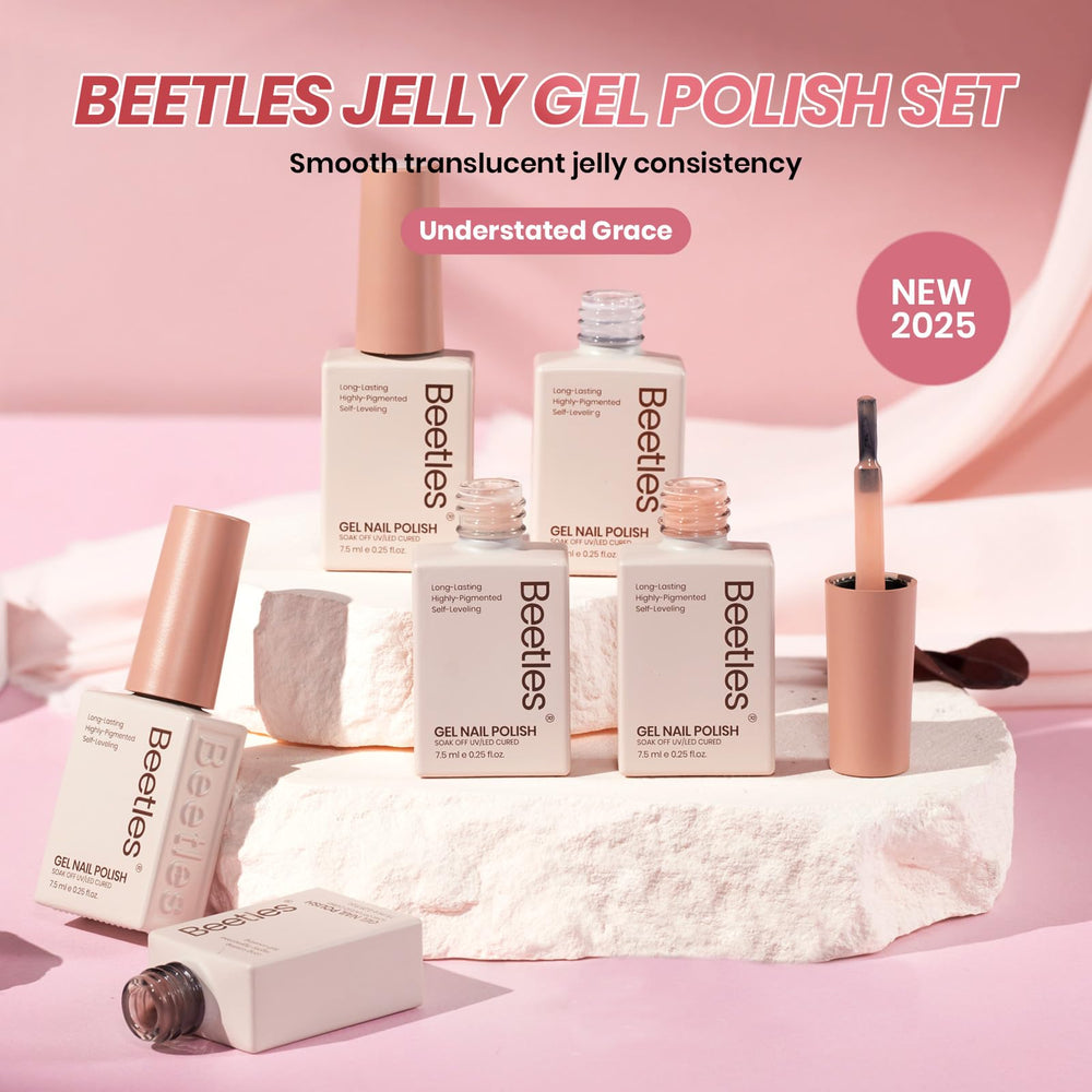 Beetles Jelly Gel Set six-color range offers salon-like results at home.