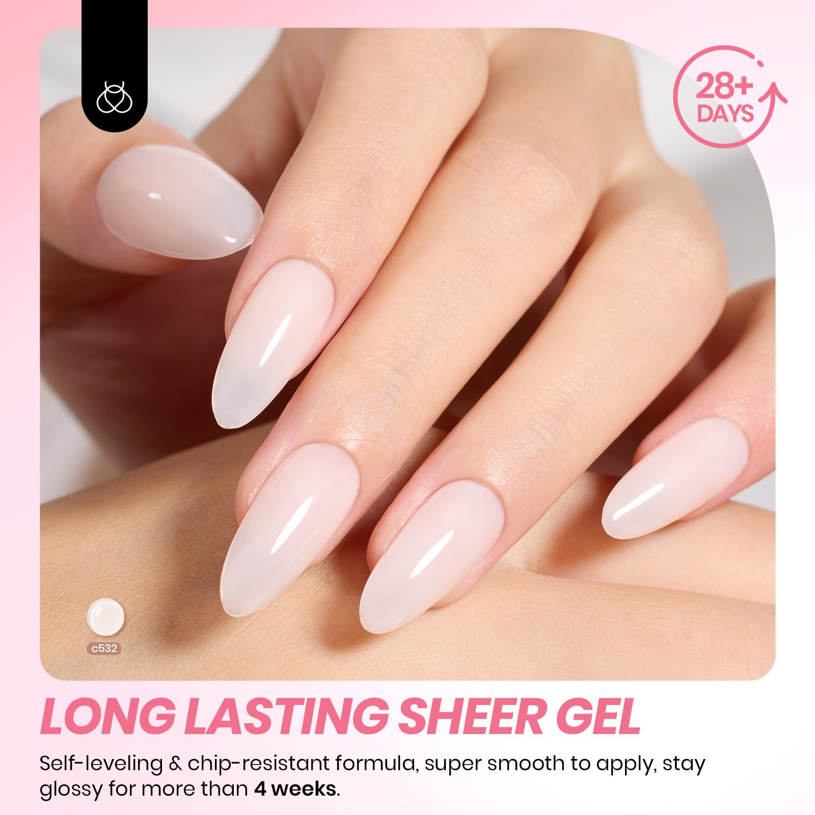 Beetles Jelly Gel Nail Polish Set bottle shots evoke Ballet Dress inspiration for delicate nails.