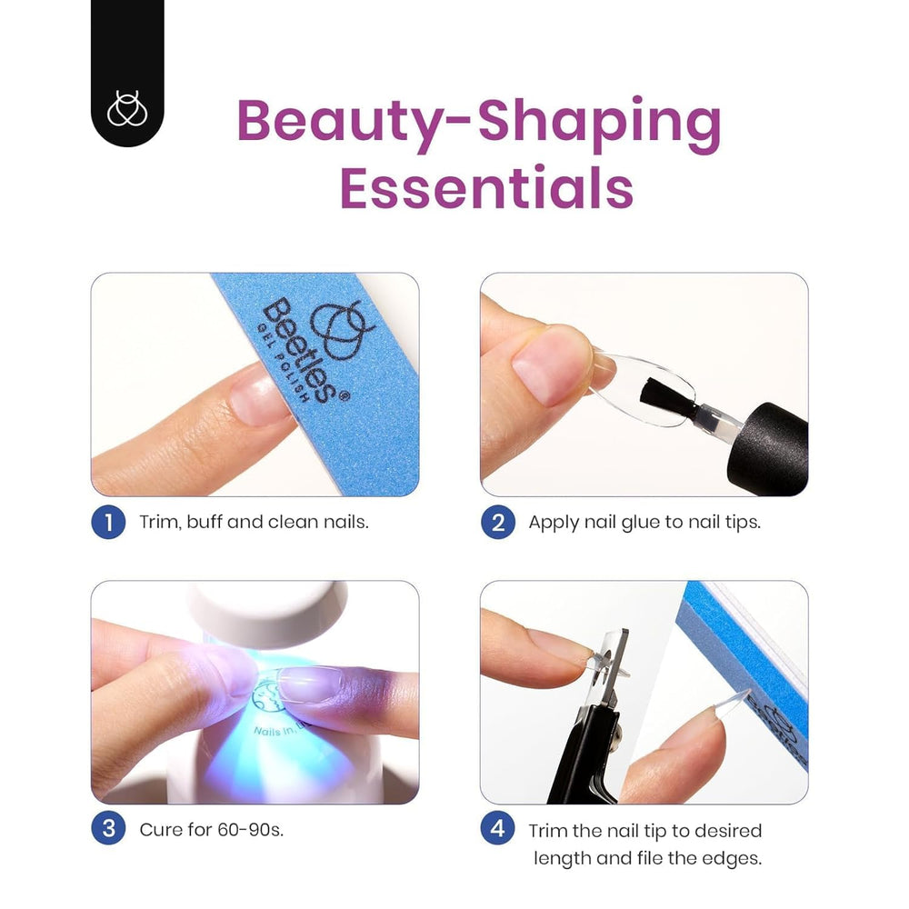 Beetles kit full setup display – complete at-home manicure system in one bundle.