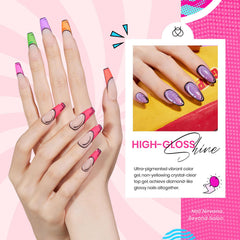 Beetles liner-gel-polish colors illustrate versatile accents for French lines or neon details.