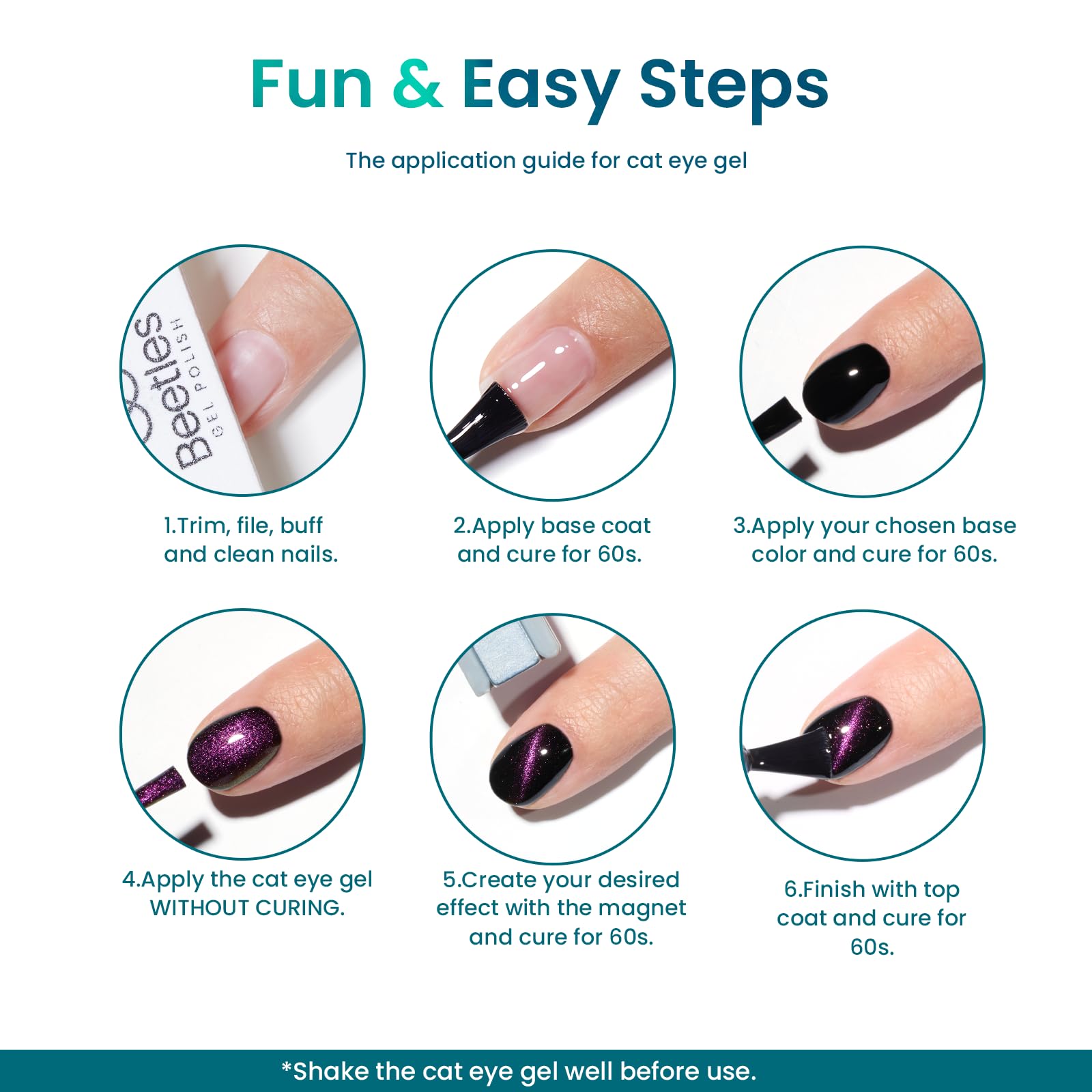 Beetles long-wear gel polish offers up to 28 days of wear