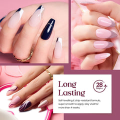 Beetles matte top coat delivers a velvety finish on neutrals and reds.