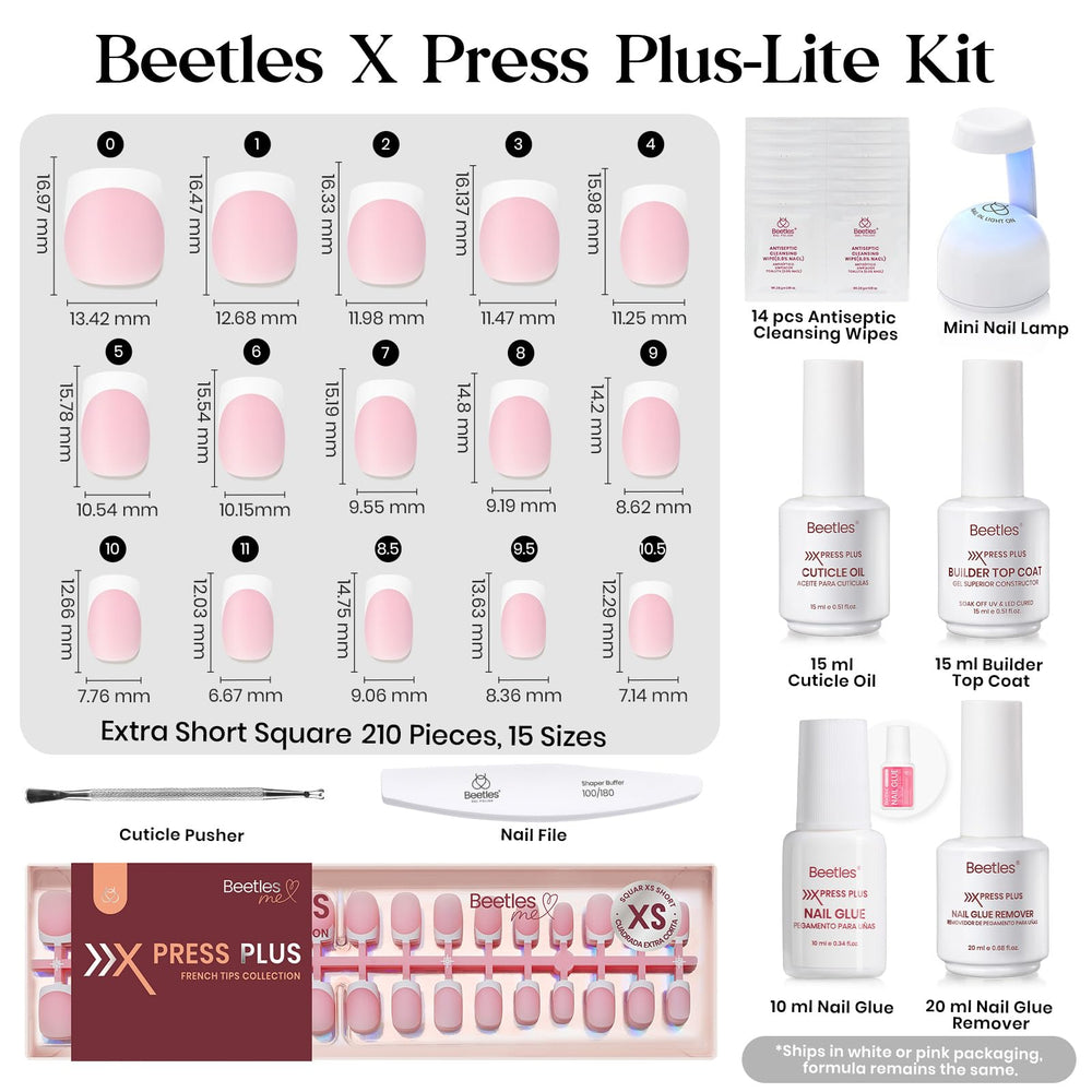 Beetles mini nail lamp image suggesting quick cure for at-home manicures