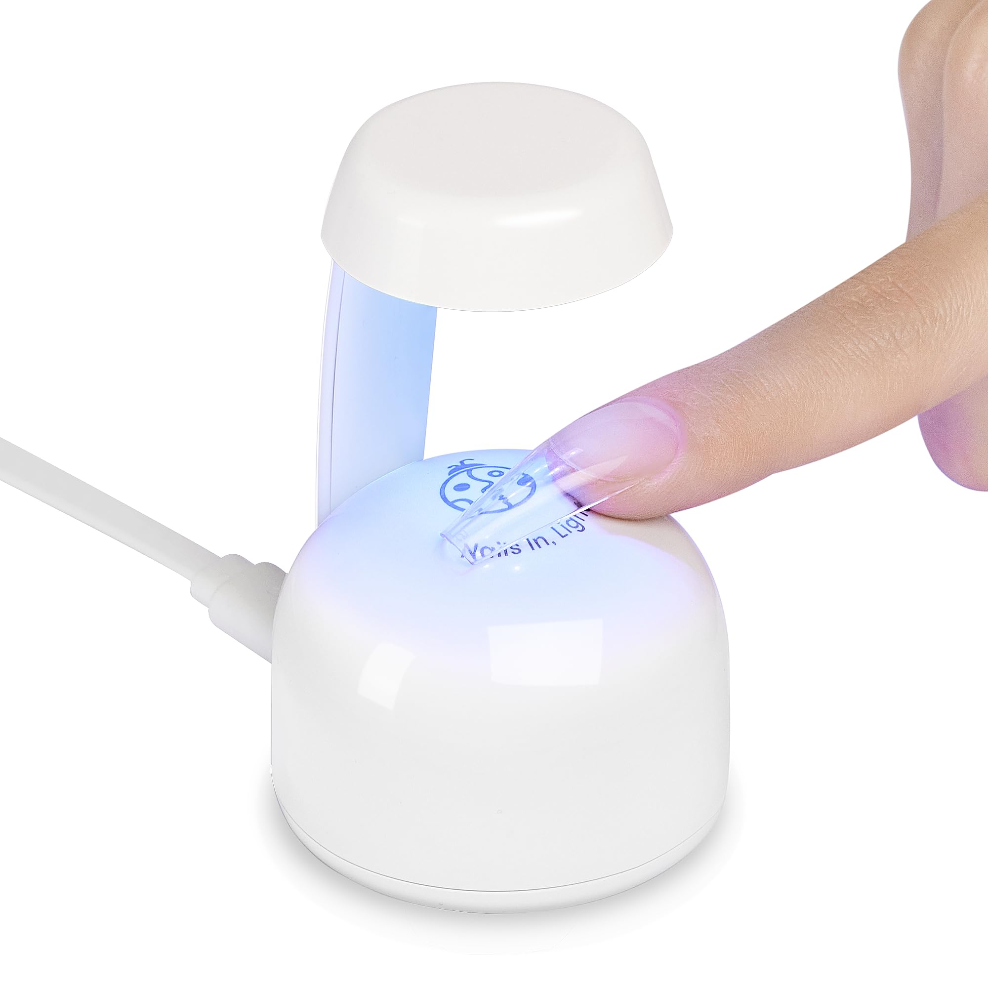 Beetles Mini UV Light travel-friendly mini lamp for quick touch-ups.