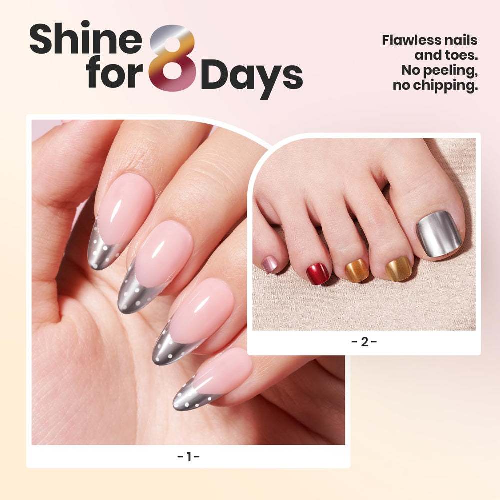 Beetles Mirror Nail Polish Bronze offers warm shimmer with smooth, self-leveling application.