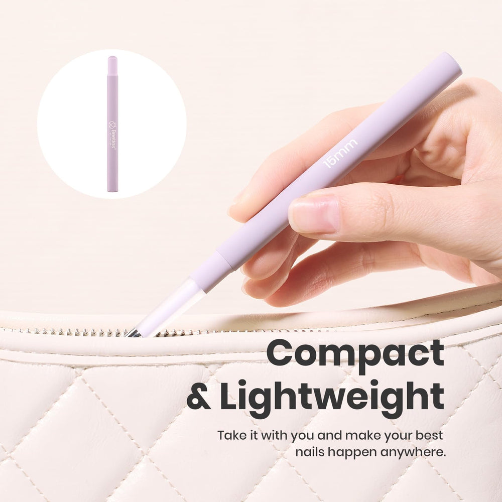 Beetles Gel Polish liner brush enables precise lines and fine detailing for nails.