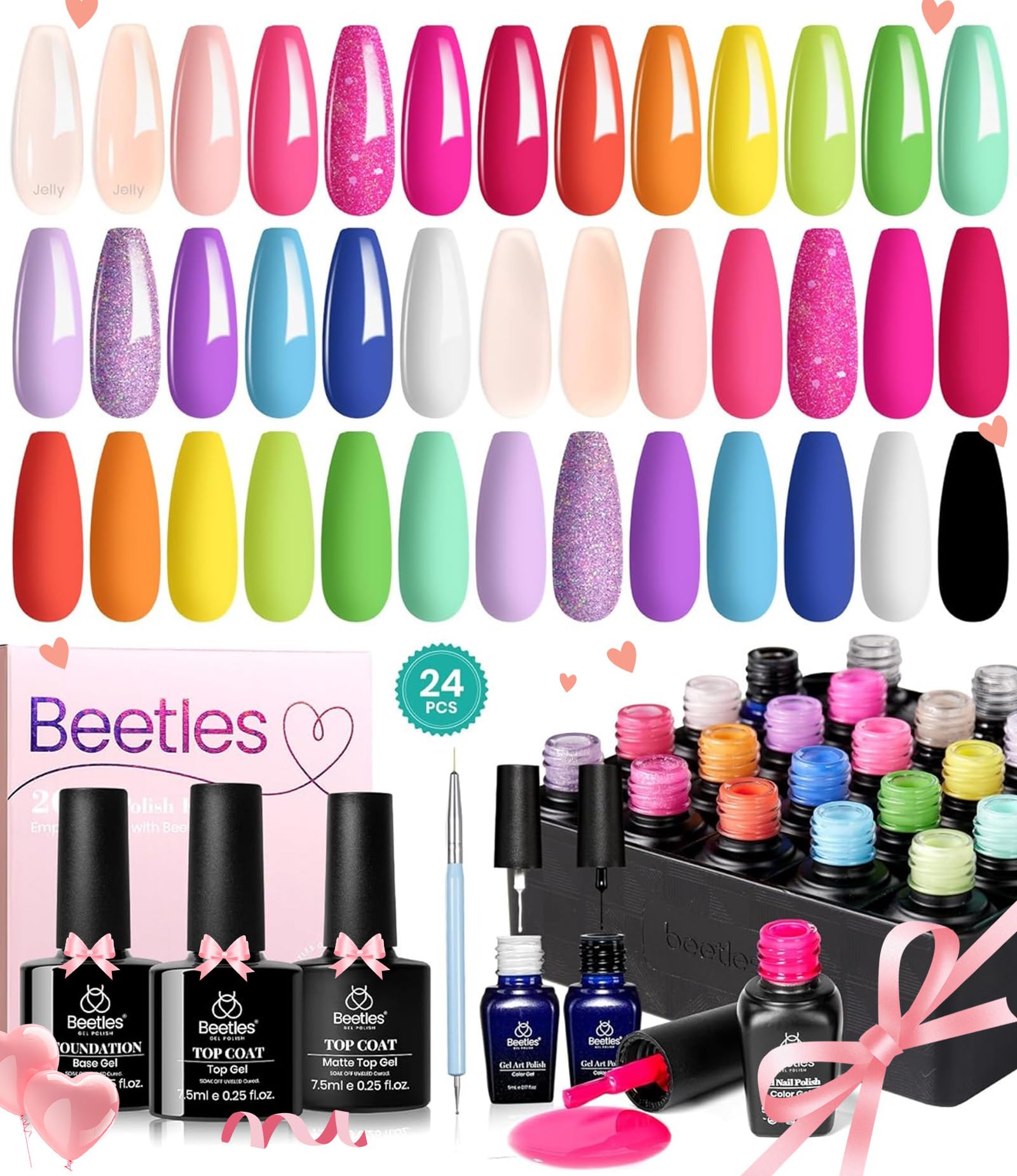 Beetles nail-art-pen closeup highlights precise lines for chic French or abstract art.