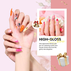 Beetles 36-color gel palette offers seasonal shade options.