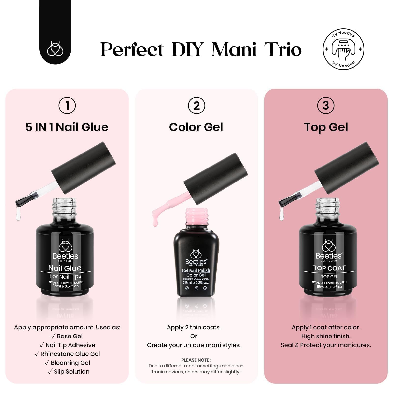 Beetles nail file for prepping nails before extensions