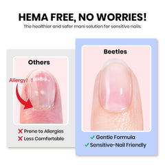 Beetles Nail Glue 15ml provides strong hold with precise application.