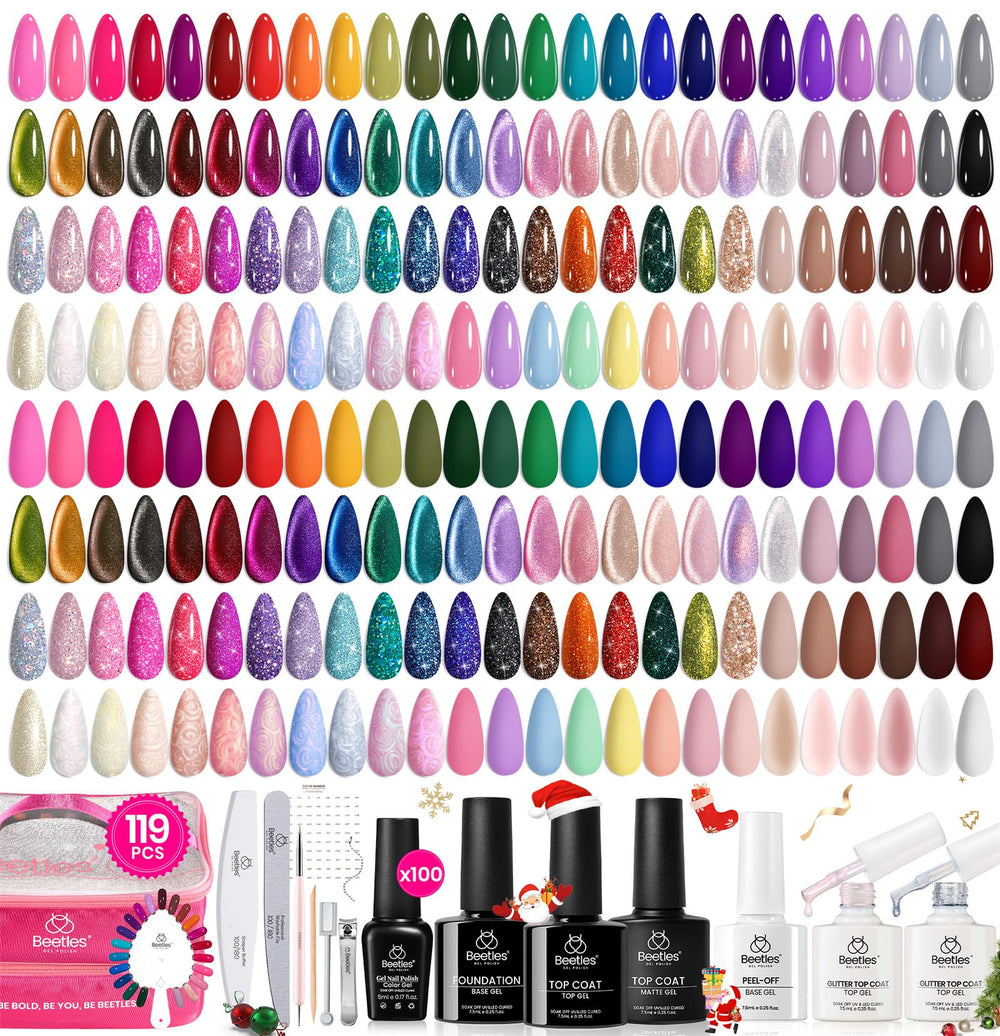 Beetles Nail Nook 100-color gel polish kit for seasonal looks