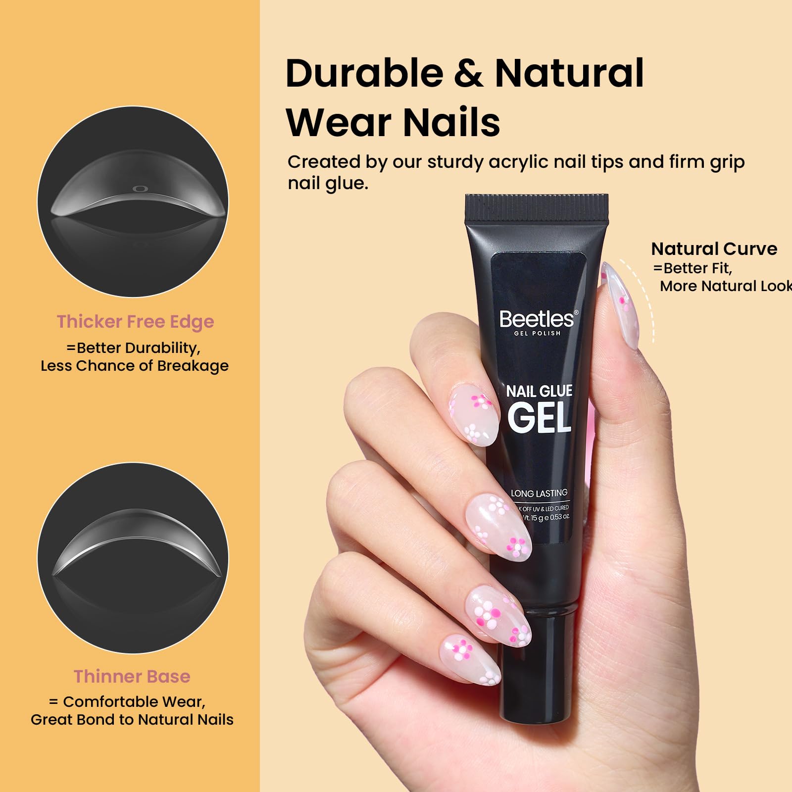 Beetles nail primer 10ml improves base adhesion