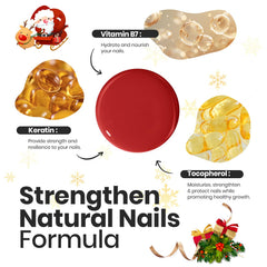 Beetles Nail Protection Ingredients highlight keratin, vitamins, tocopherols for healthier-looking nails.