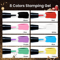 Beetles white nail stamp gel bottle for clean, high-contrast designs.