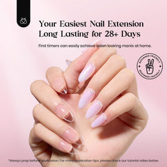 Beetles almond nail tips in 15 sizes for precise fit