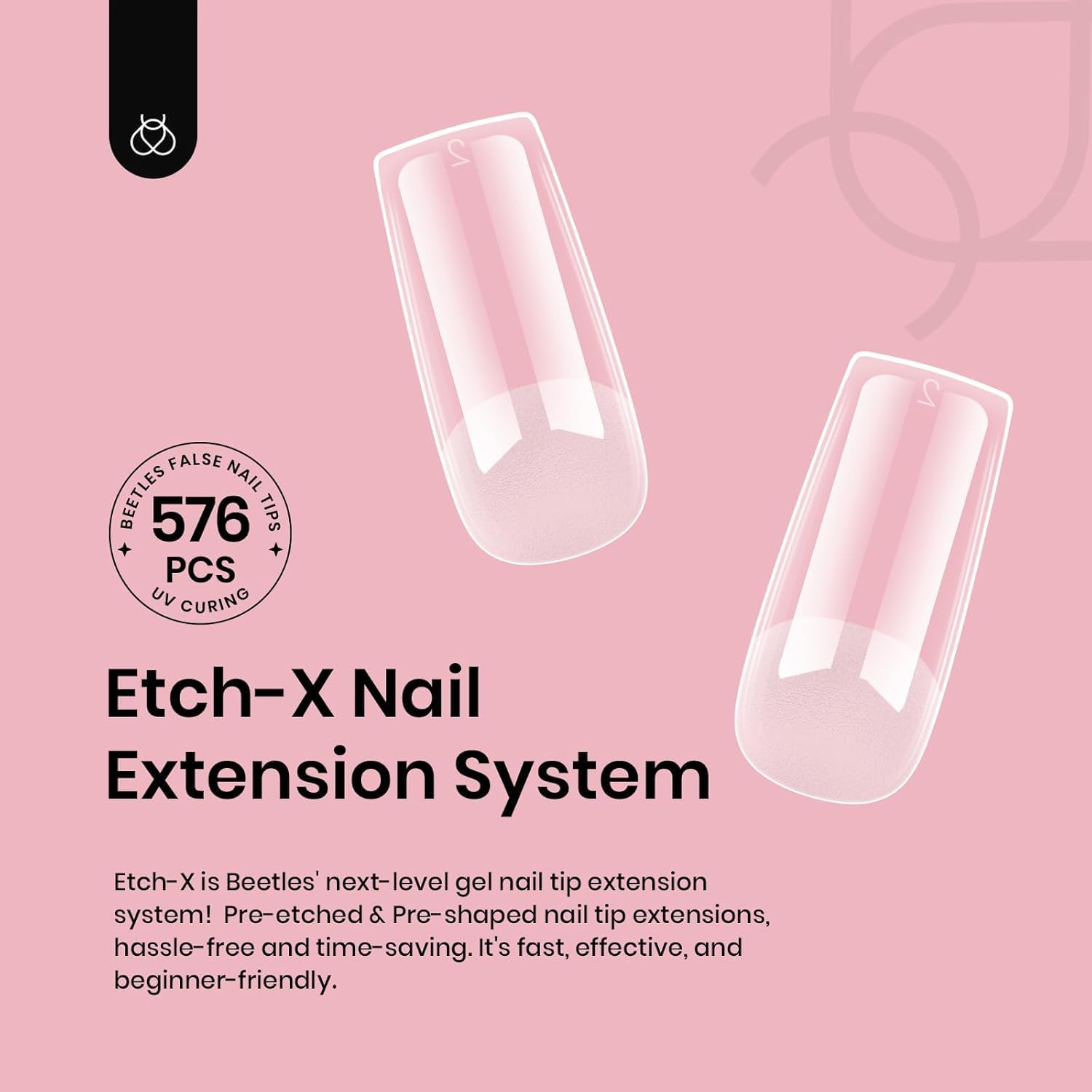 Beetles DIY Nail Extensions Gift Set for home salon quality and versatility.