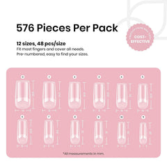Beetles Pre-etched Soft Acrylic Tips save time during at-home nail art sessions.