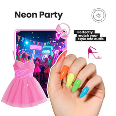 Beetles Neon Nail Polish Set bottle close-up emphasizes fast-dry formula.