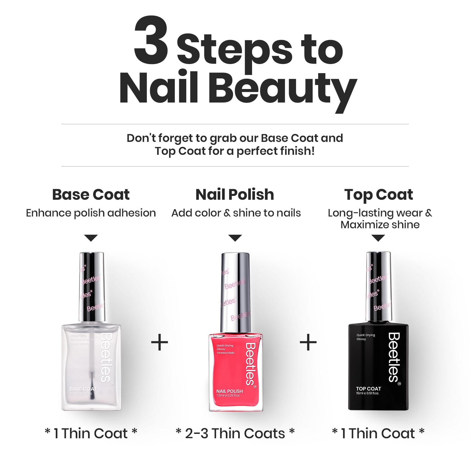 Beetles Neon Nail Polish Set gift-ready packaging for nail-art lovers.