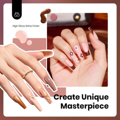 Beetles Neutral Gel Polish Bottle: nude light-skin shades for easy at-home manicures.