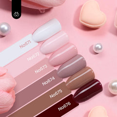 Beetles Gel Polish set color swatches on display for easy shade selection at home or in salon.