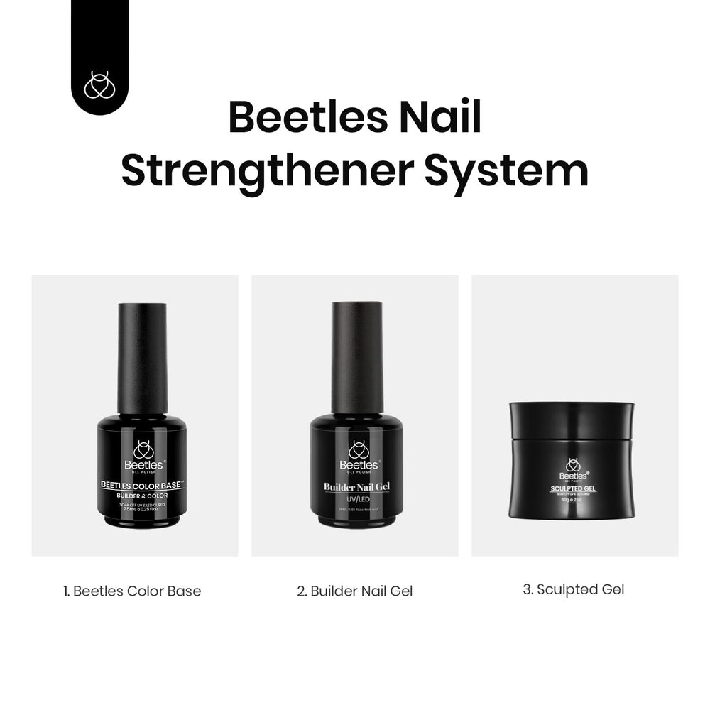 Beetles Nude Base Gel 15ml packaging suitable for home manicure kits
