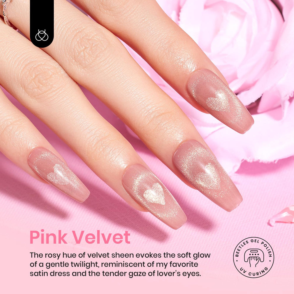 Beetles Nude Pink Gel Polish shade offers a soft, elegant manicure.