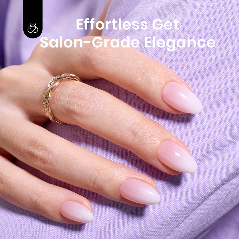 Beetles Ombre Press On Nails pre-applied base coat offers ready-to-go finish.