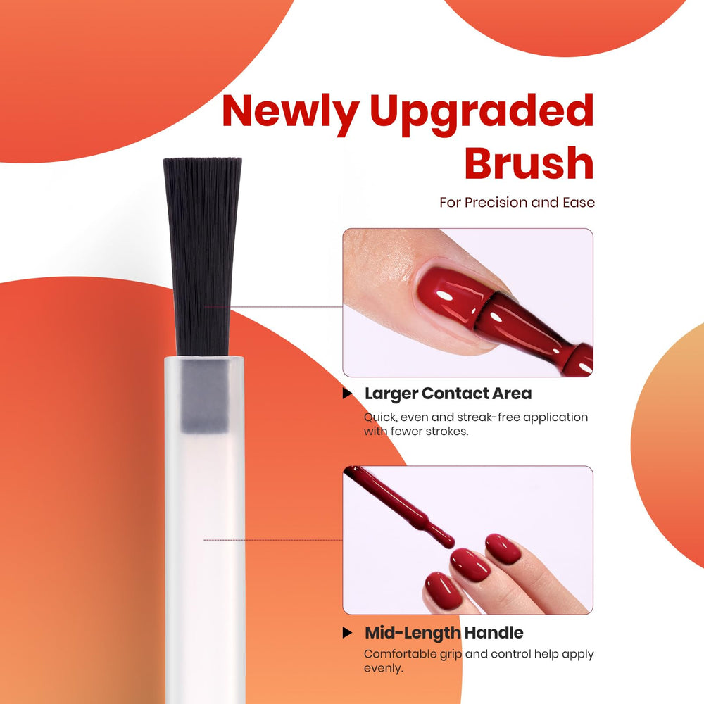 Beetles Orange Gel Nail Polish Set gift-ready packaging suitable for gifting.