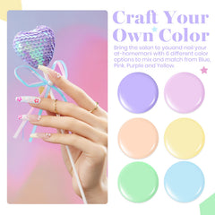 Beetles Pastel Gel Nail Polish green swatch for chic at-home nails.