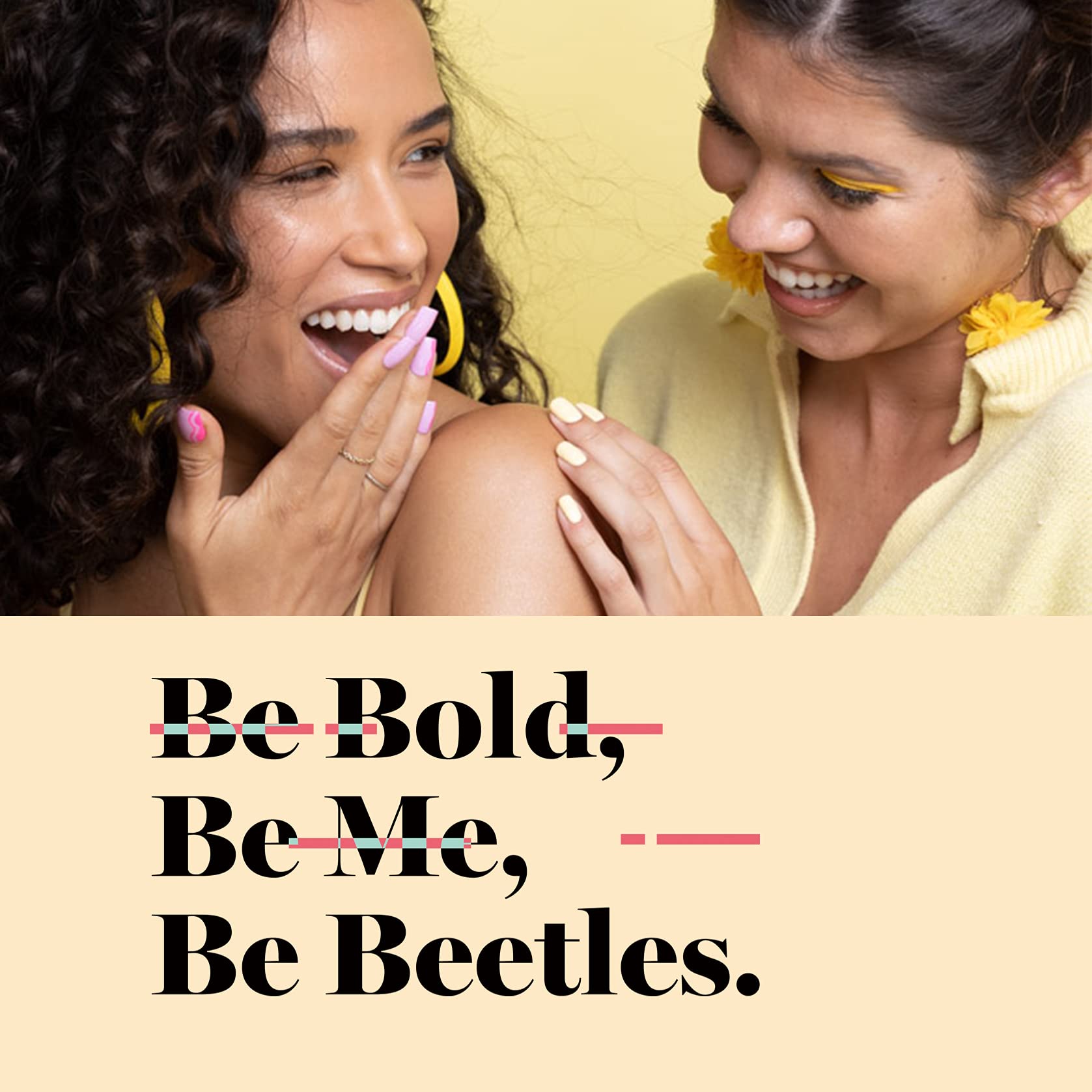 Beetles Pastel Nail Polish application tip for at-home manicure