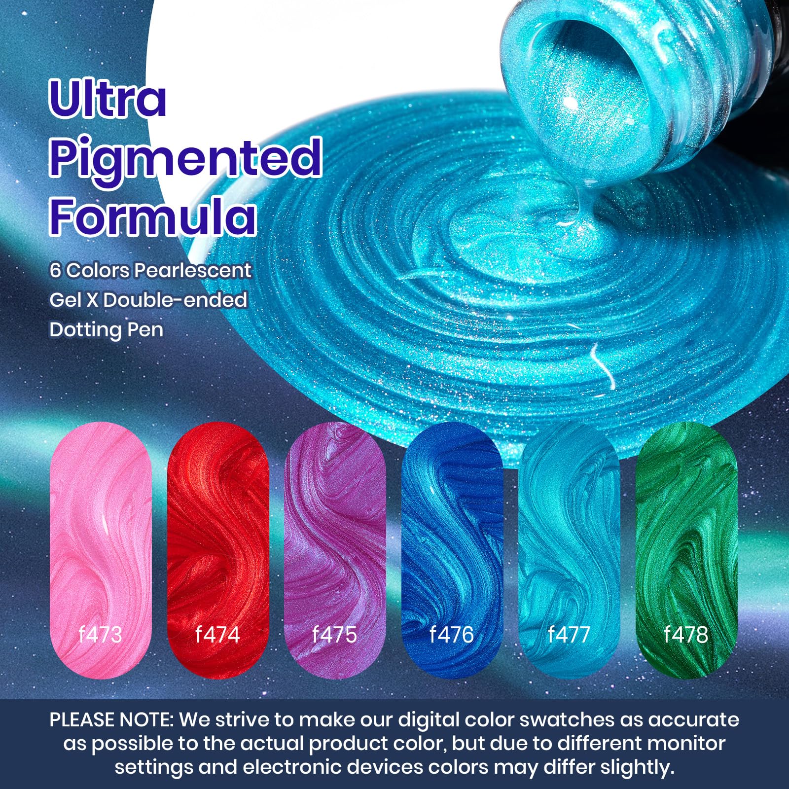 Beetles Pearl Gel Nail Polish Purple Swirl delivers rich color with textured shimmer for stylish manicures.