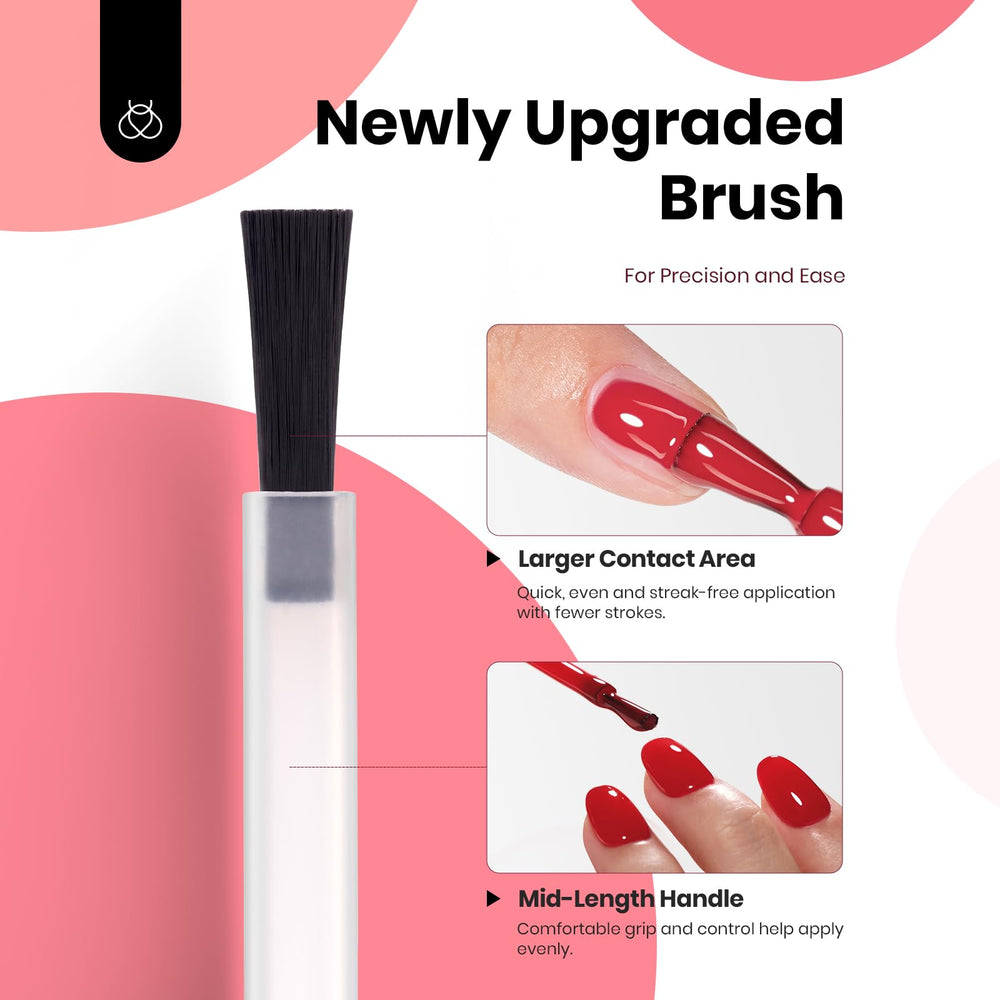 Beetles pink gel polish bottle provides cheerful, everyday wear with long-lasting shine.