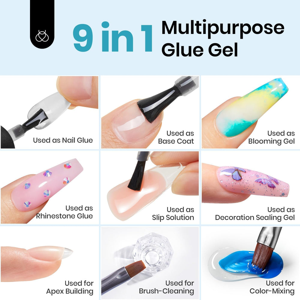 Beetles PMMA nail tips are breathable and durable for comfortable wear
