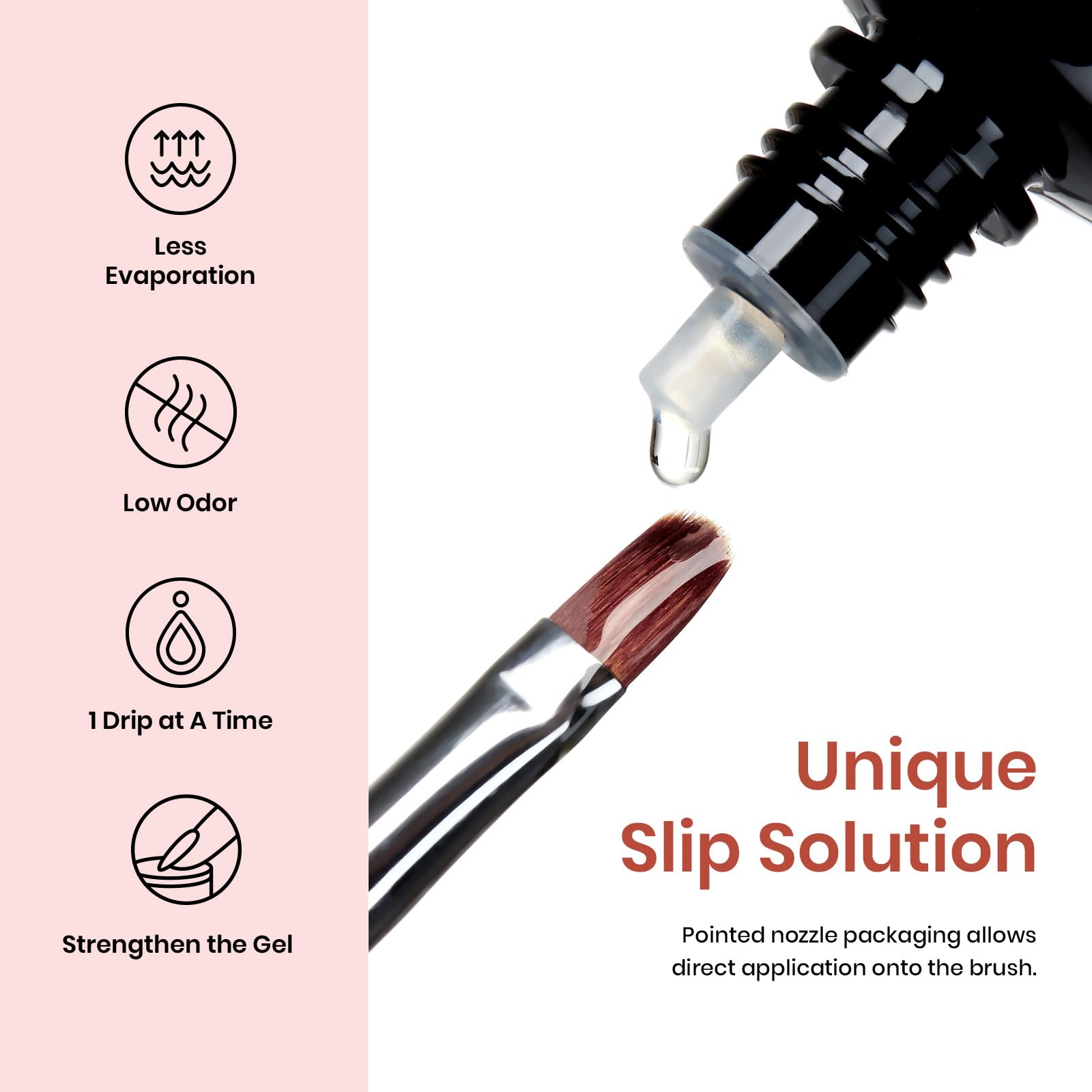 Beetles Poly Nail Extension Kit poly brush for precise sculpting