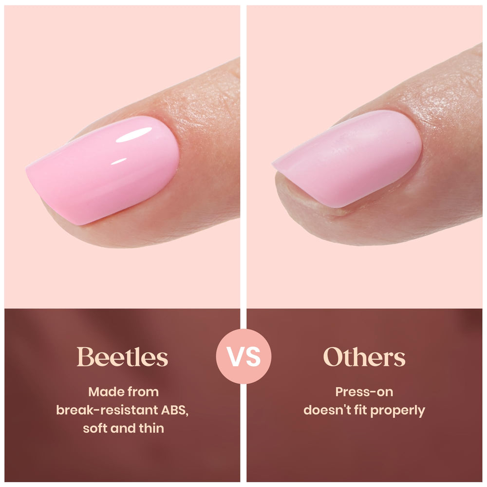 Beetles Press On Nails Prism Parade set for at home nail art sessions