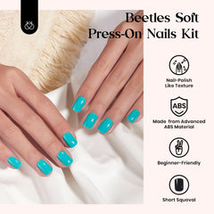 Beetles press on nails kit color palette with 24 shades for stylish DIY nails.
