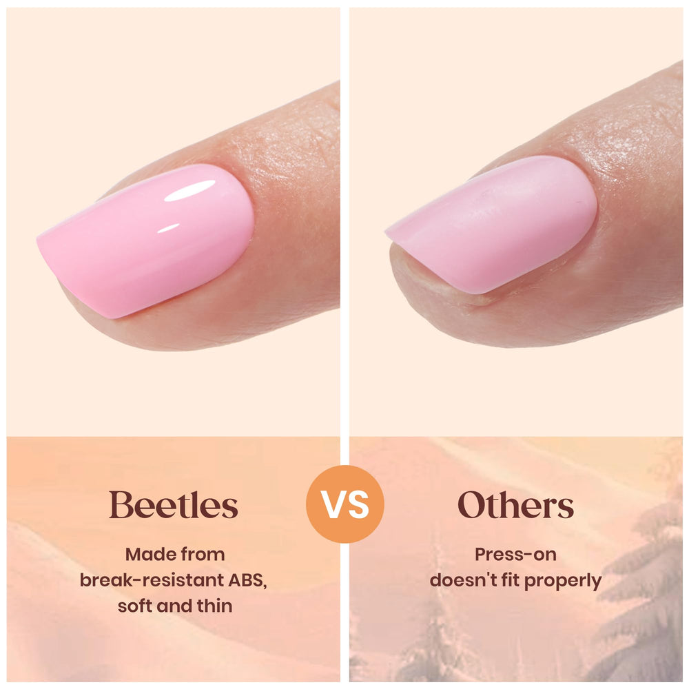 Beetles matte glossy glitter collection for versatile nail art options.