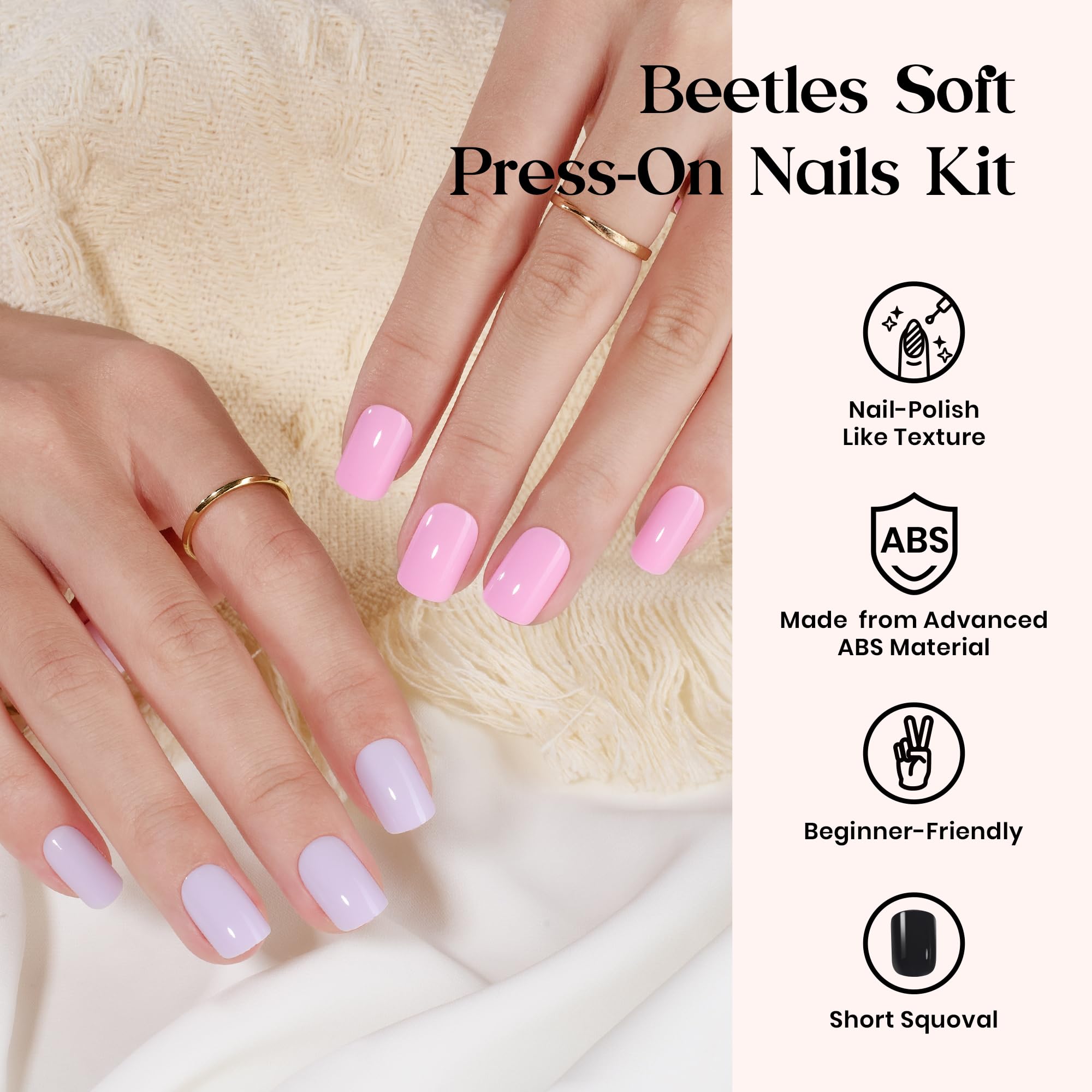 Beetles Prism Pop glossy close-up highlights shiny finishes for salon-like look.