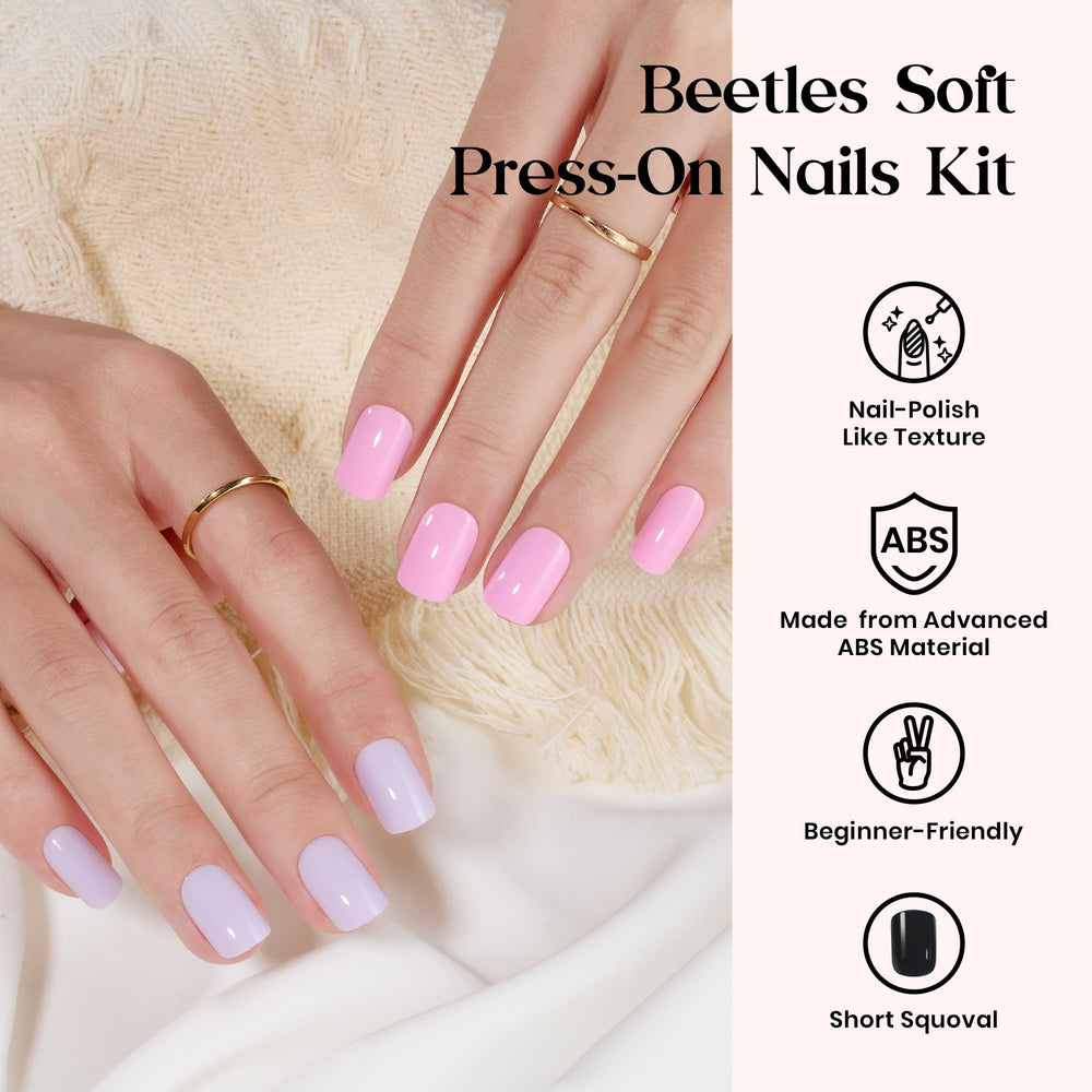 Beetles Prism Pop glossy close-up highlights shiny finishes for salon-like look.