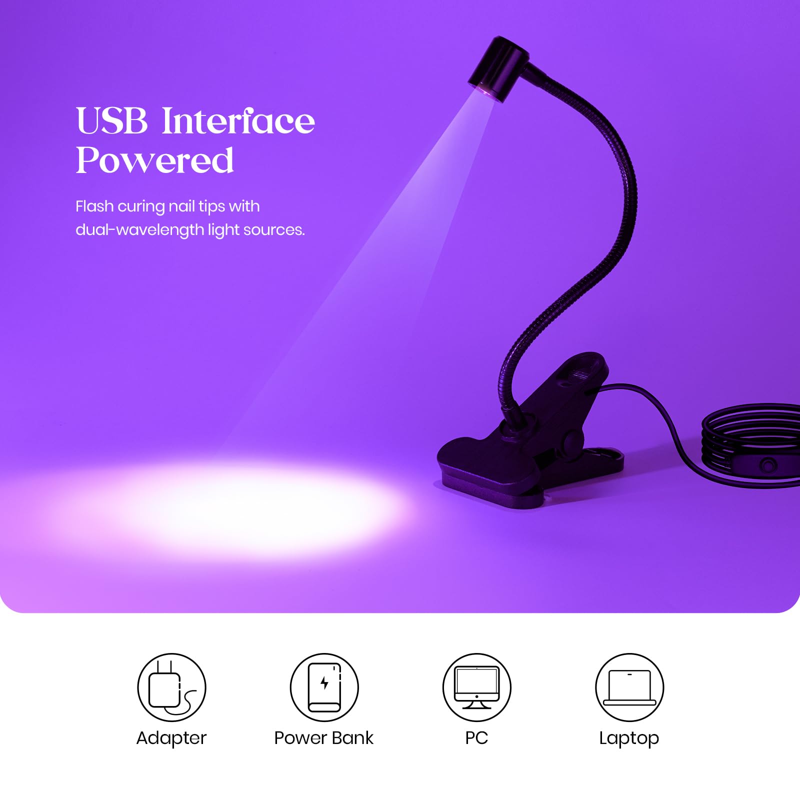 Beetles professional manicure lamp - salon quality at home or in-between sessions.