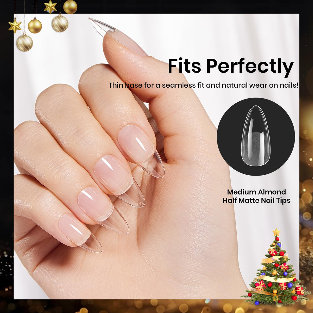 Beetles gel nail tips enable quick extensions and extended wear.